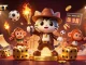KUBET reveals golden casino artifacts in a 3D adventure with sports elements and lively characters.