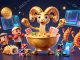 Join the FIVE88 gaming action with a vibrant 3D casino illustration featuring unique characters.