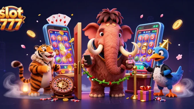 Engage with slot 777 gaming through vibrant 3D characters and dynamic casino elements.