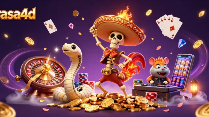 Menghadirkan rasa4d dengan kerangka kasino yang menyenangkan, merayakan permainan beruntung.