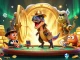 S8 offers thrilling gameplay with a velociraptor card counter and rich rewards in a vibrant casino scene.