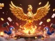 Join the excitement at Nova88 live casino with roulette wheels, cards, and golden phoenix emerging.