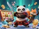 Experience the thrill at totoslotmacau with a vibrant 3D illustration featuring samurai panda and ninja fox.